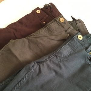 H&M skinny stretchy jeans - MAROON ONLY